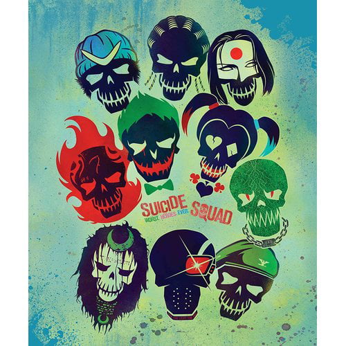 10 Pc Set Exclusive DC Suicide Squad Harley Quinn Decal Skull Logo Sticker Pack 